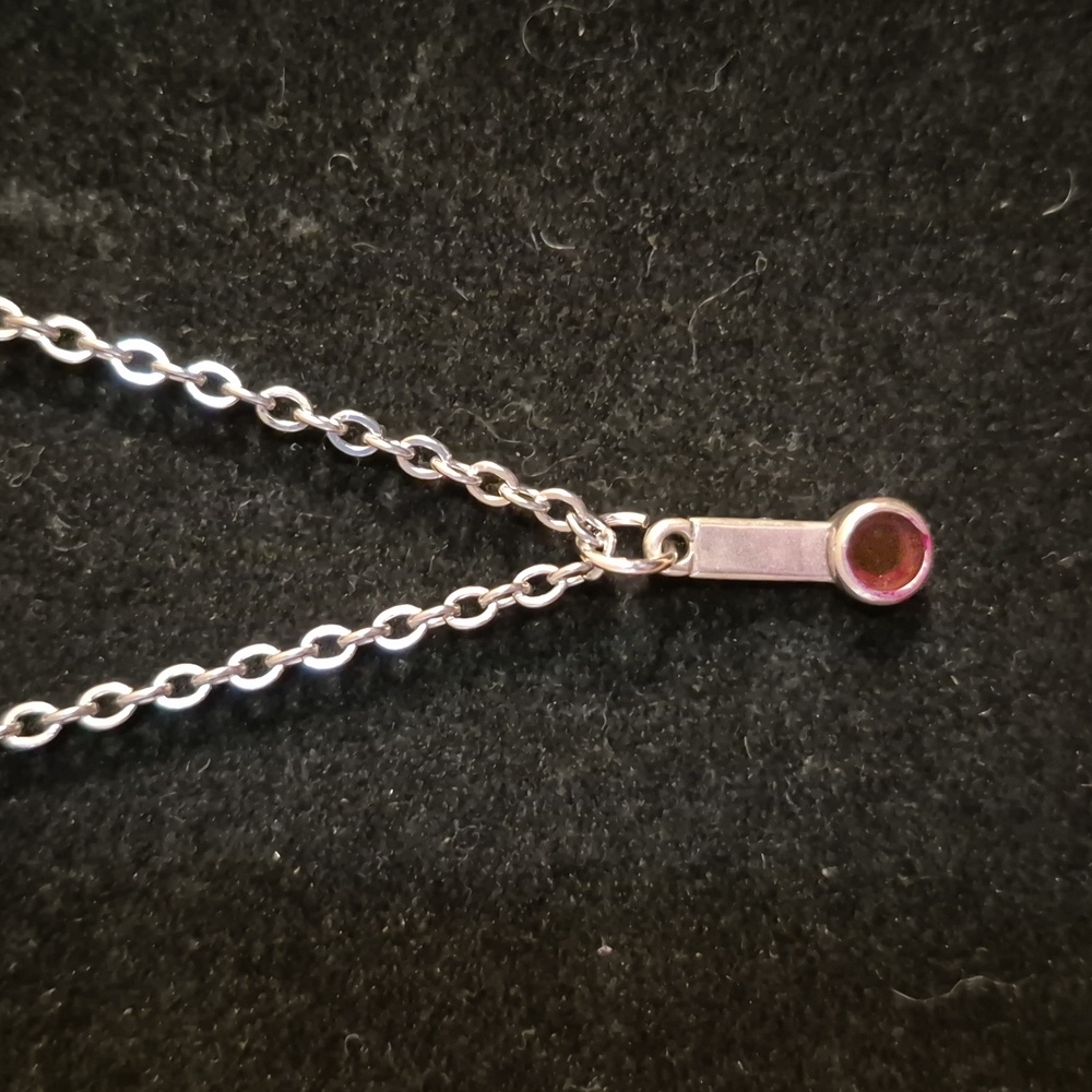 Sapphireskies Designs Sterling & Resin Charm Necklace